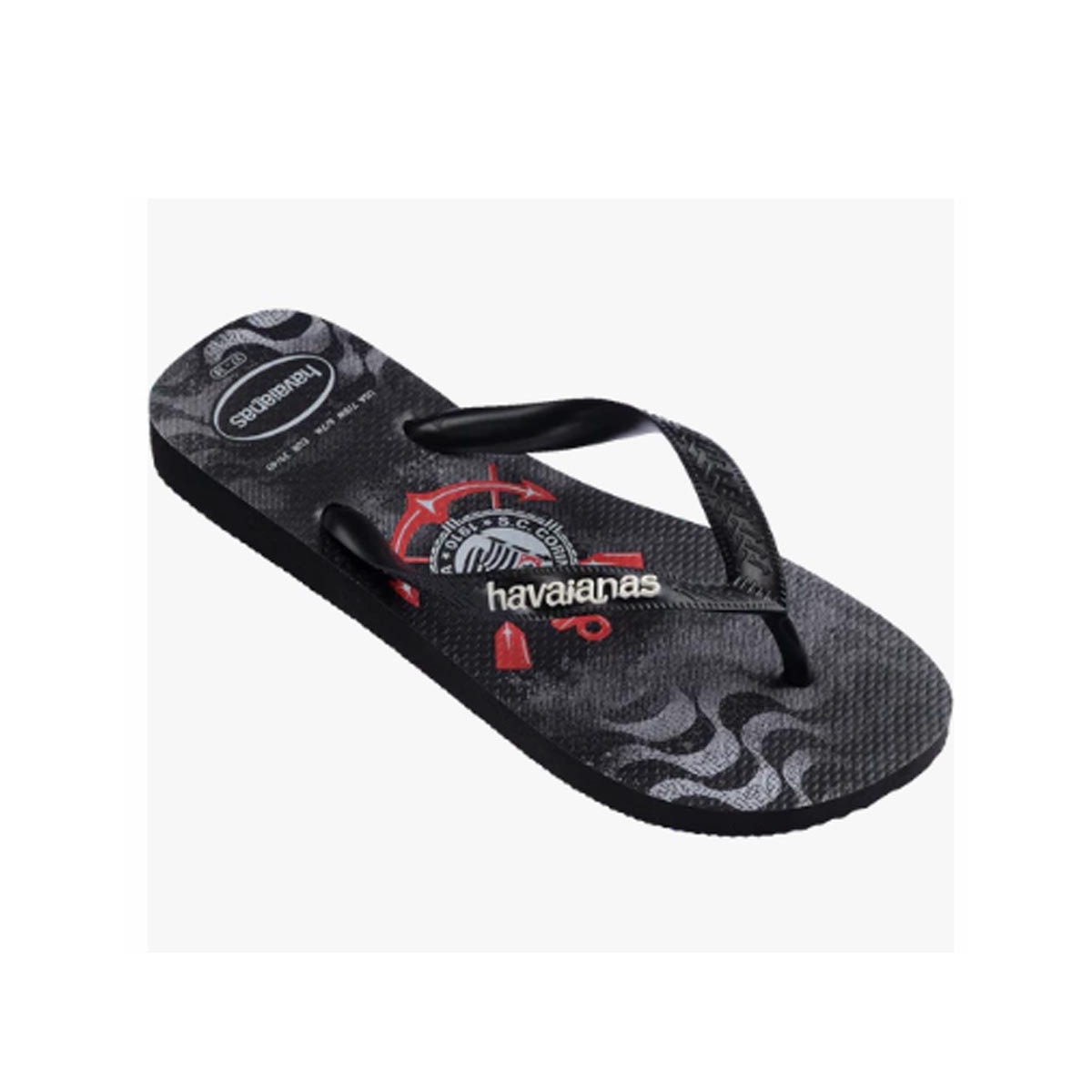 Chinelo Havaianas Masculino Top Times Corinthians Preto Chinelo Havaianas Masculino Top Times Corinthians Preto