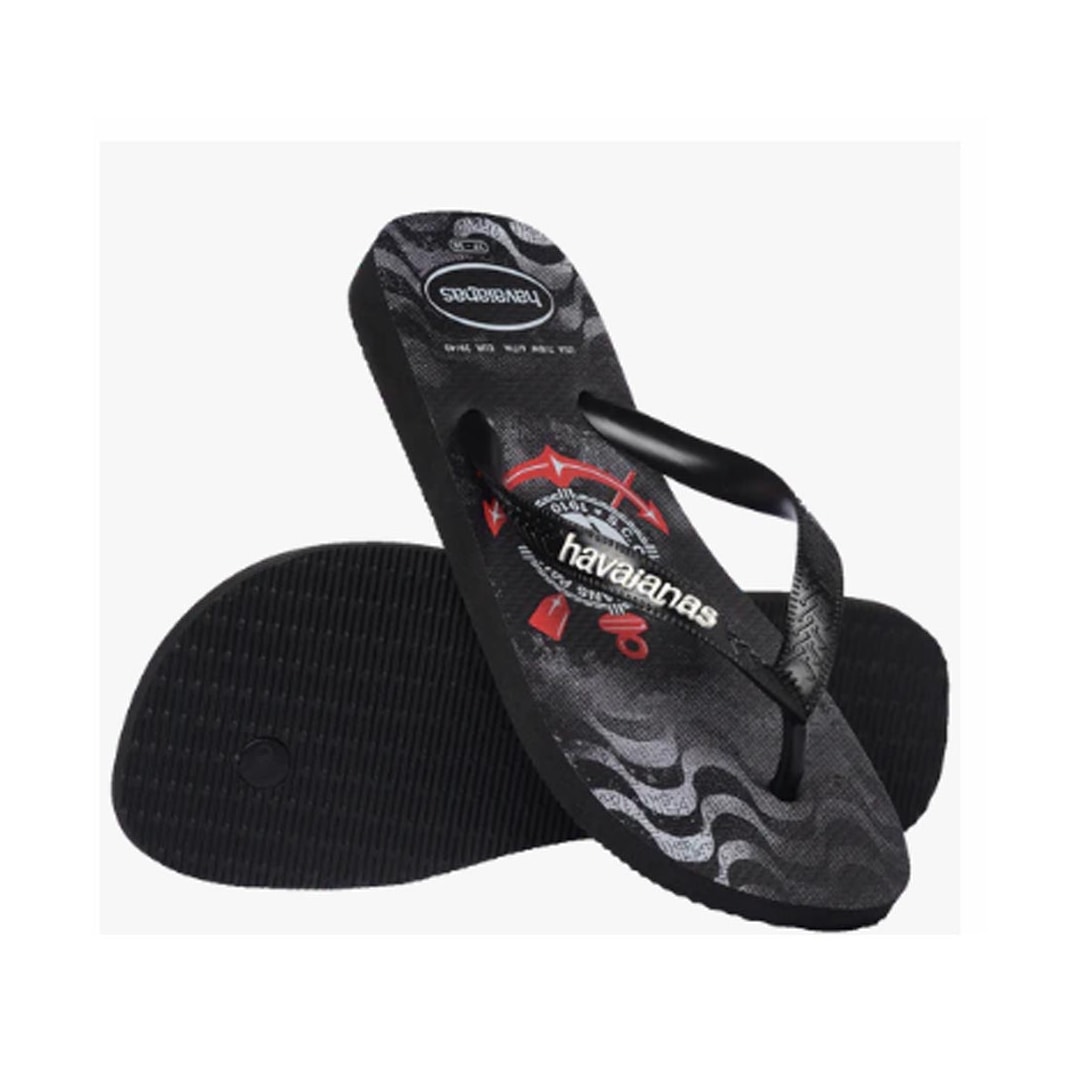 Chinelo Havaianas Masculino Top Times Corinthians Preto