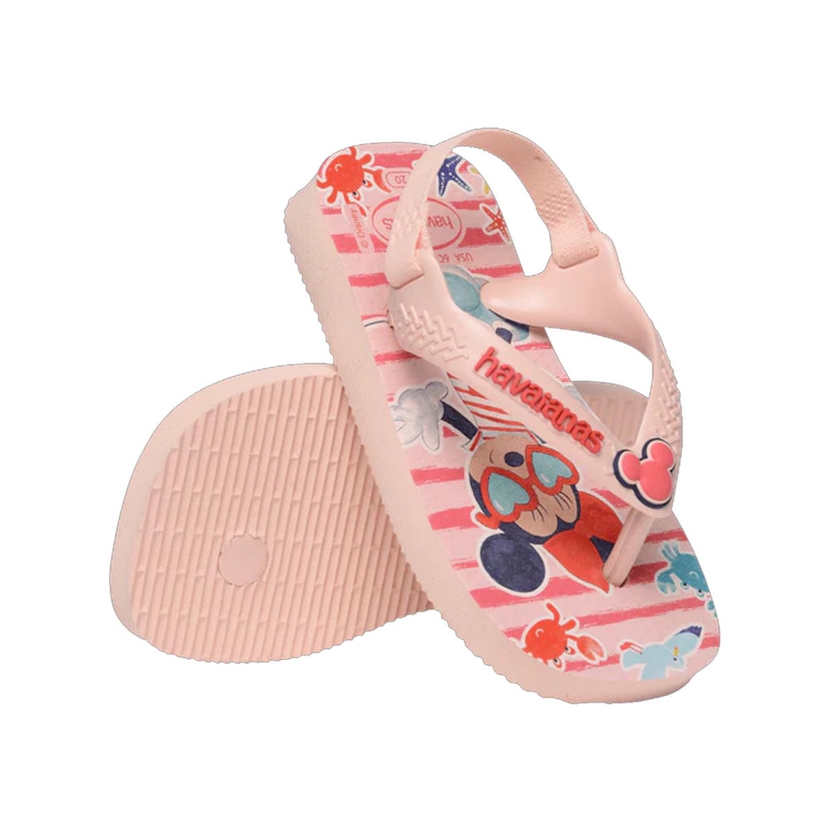Chinelo Havaianas New Baby Disney Classics Rosa