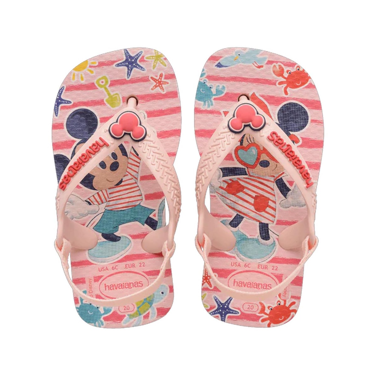 Chinelo Havaianas New Baby Disney Classics Rosa Chinelo Havaianas New Baby Disney Classics Rosa