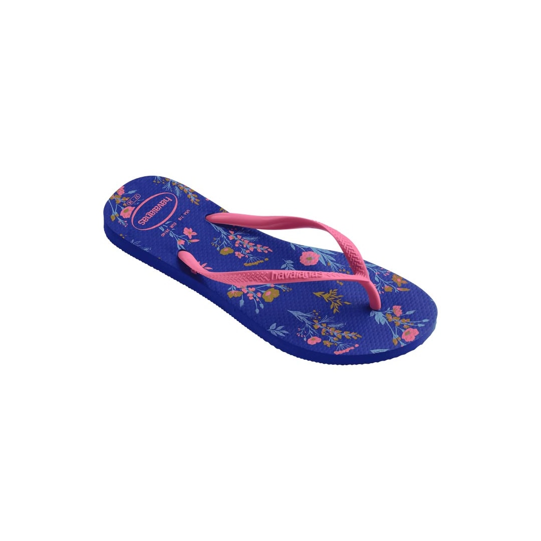 Chinelo Havaianas Sandália Slim Romance Azul Naval