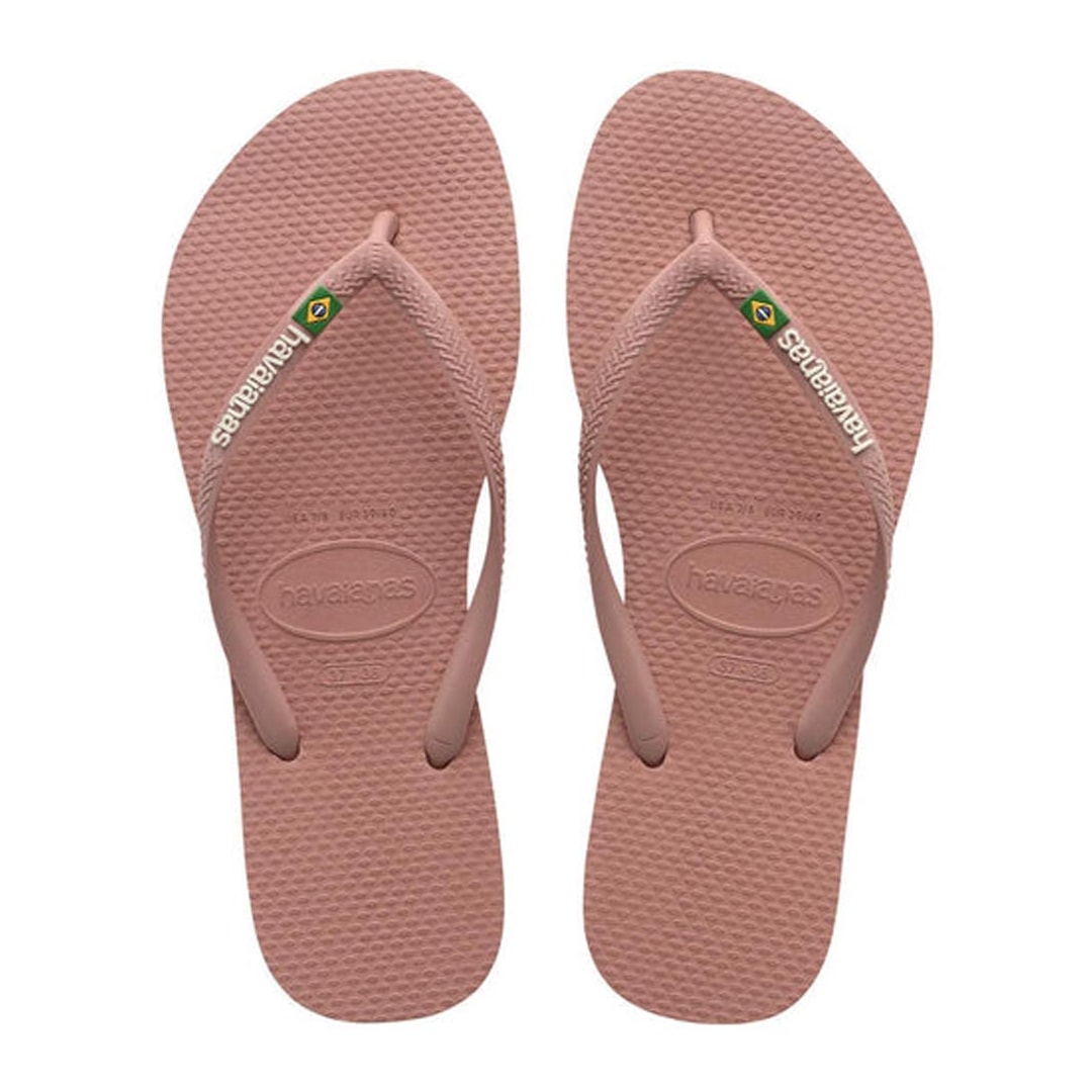 Chinelo Havaianas Slim Brasil Rosa Crocus