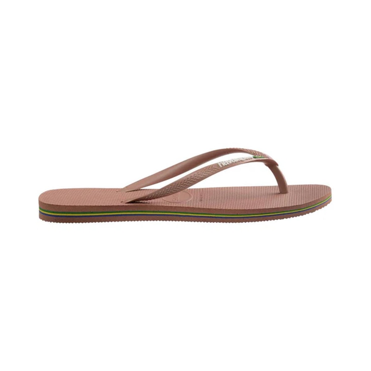 Chinelo Havaianas Slim Brasil Rosa Crocus Chinelo Havaianas Slim Brasil Rosa Crocus