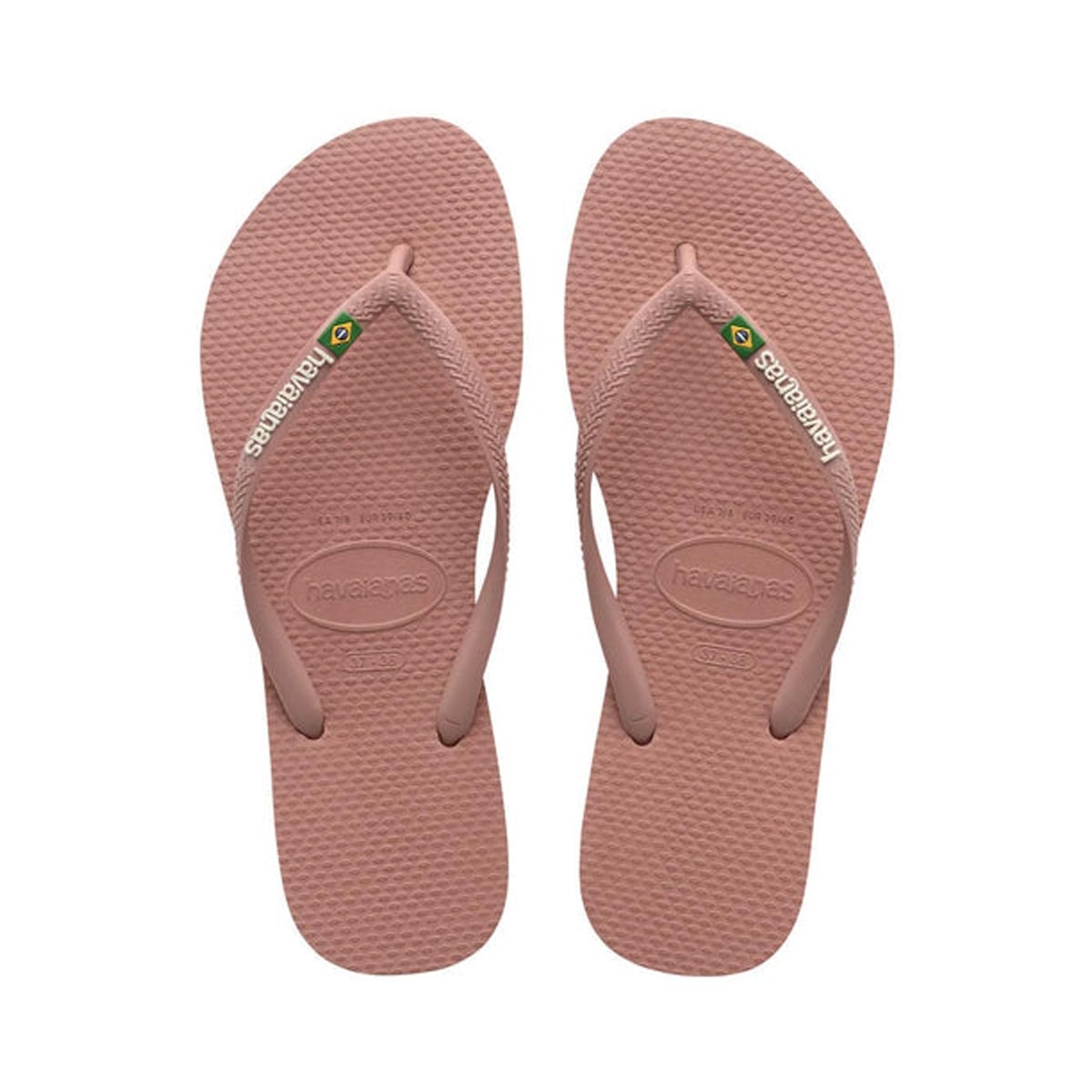 Chinelo Havaianas Slim Brasil Rosa Crocus Chinelo Havaianas Slim Brasil Rosa Crocus