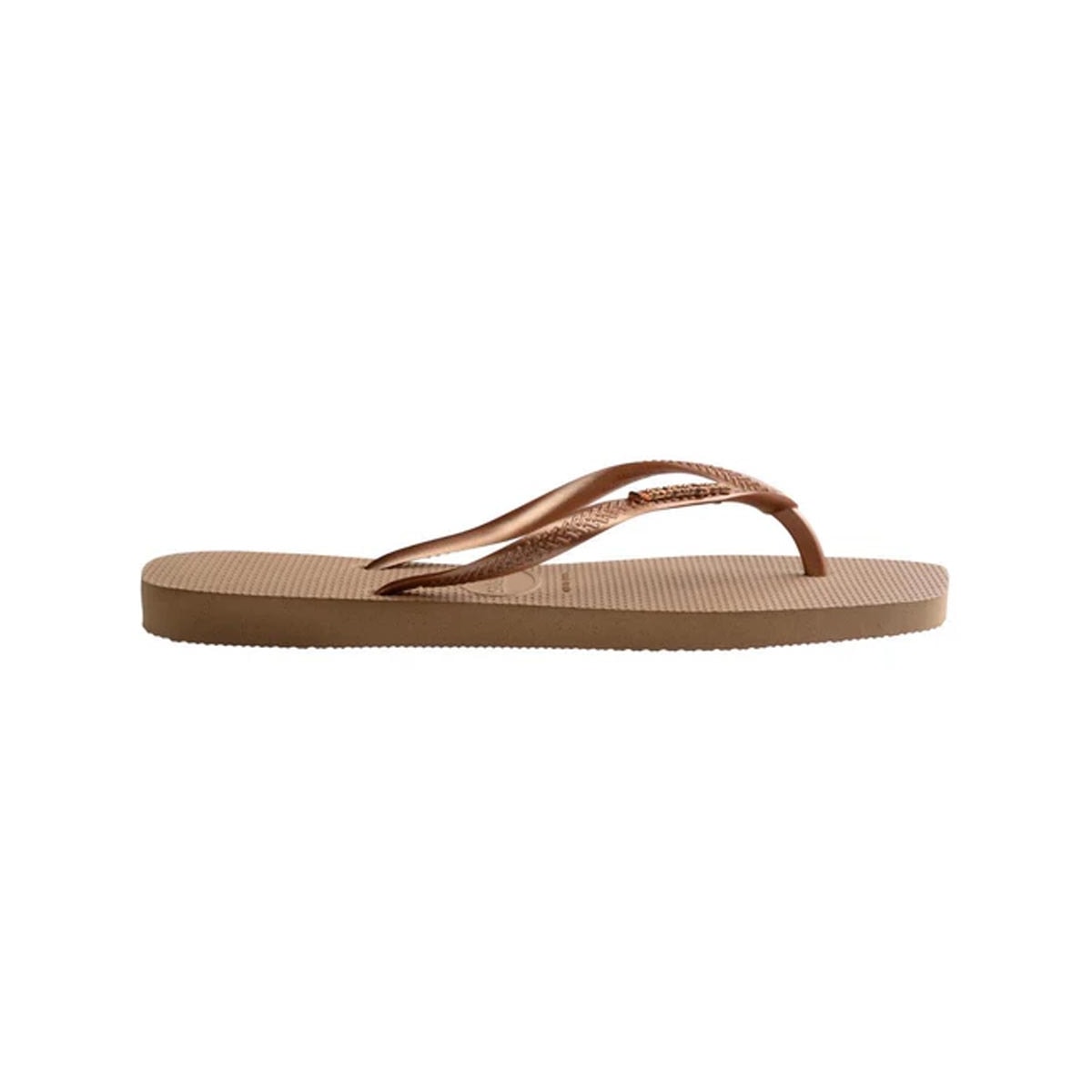 Chinelo Havaianas Slim Logo Mettalic Rose Gold Chinelo Havaianas Slim Logo Mettalic Rose Gold