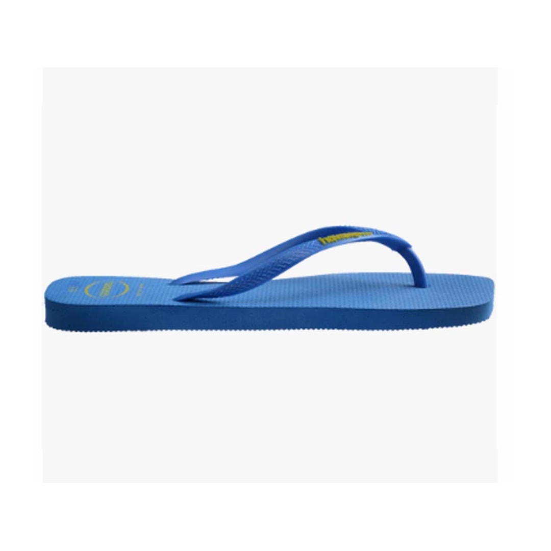 Chinelo Havaianas Slim Logo Popup Square Azul Brilhante Chinelo Havaianas Slim Logo Popup Square Azul Brilhante