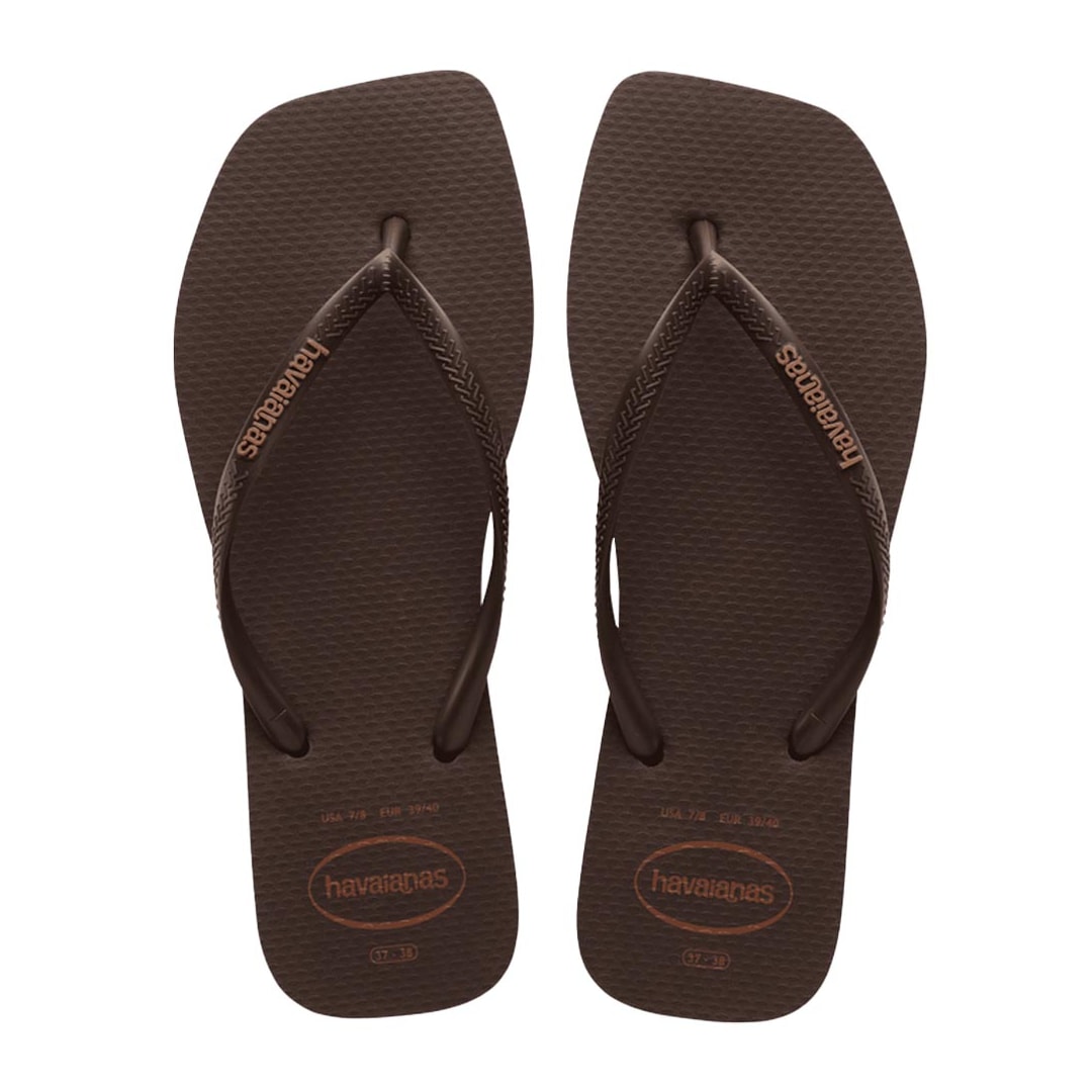 Chinelo Havaianas Slim Logo Popup Square Cafe