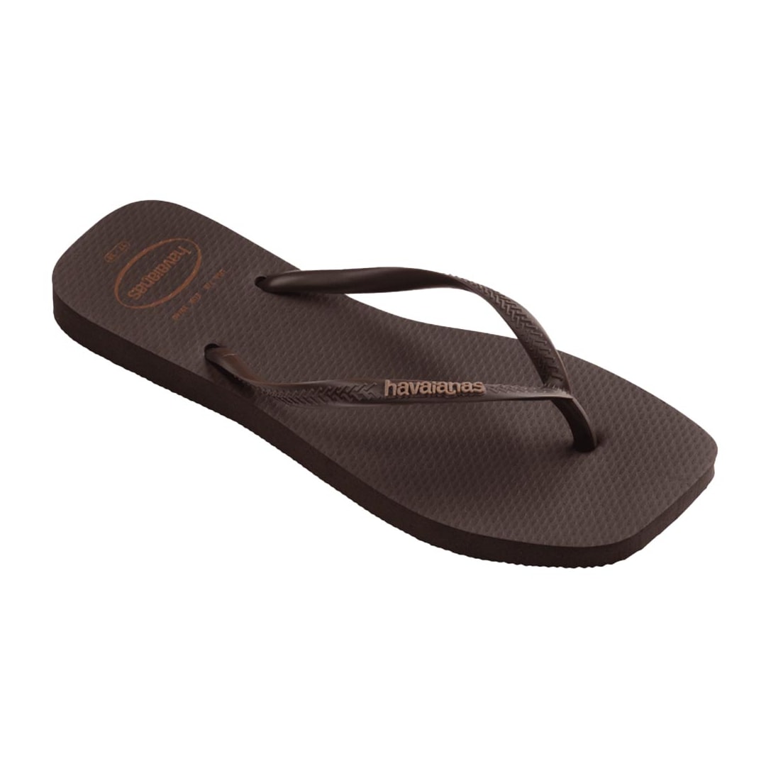 Chinelo Havaianas Slim Logo Popup Square Cafe