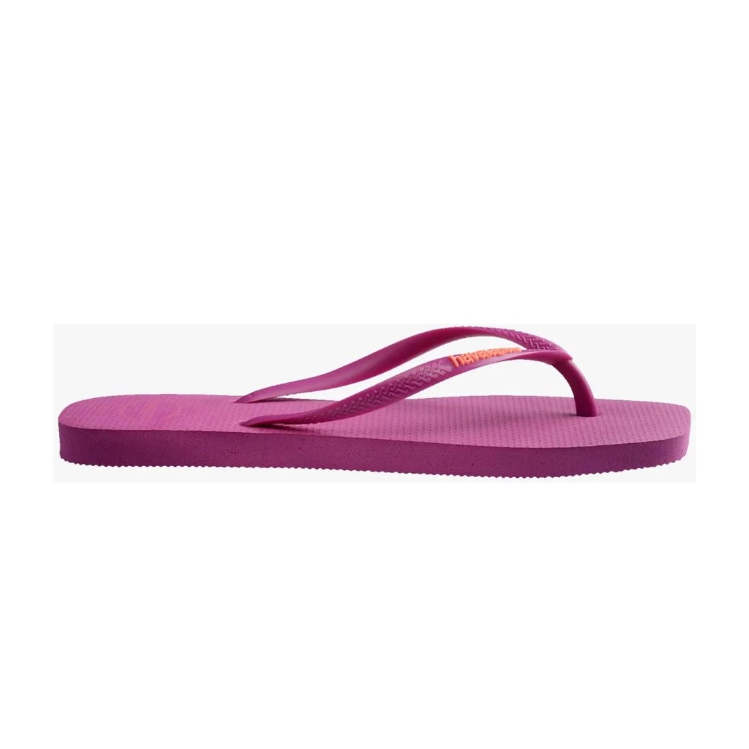 Chinelo Havaianas Slim Logo Popup Square Rosa Gum Chinelo Havaianas Slim Logo Popup Square Rosa Gum