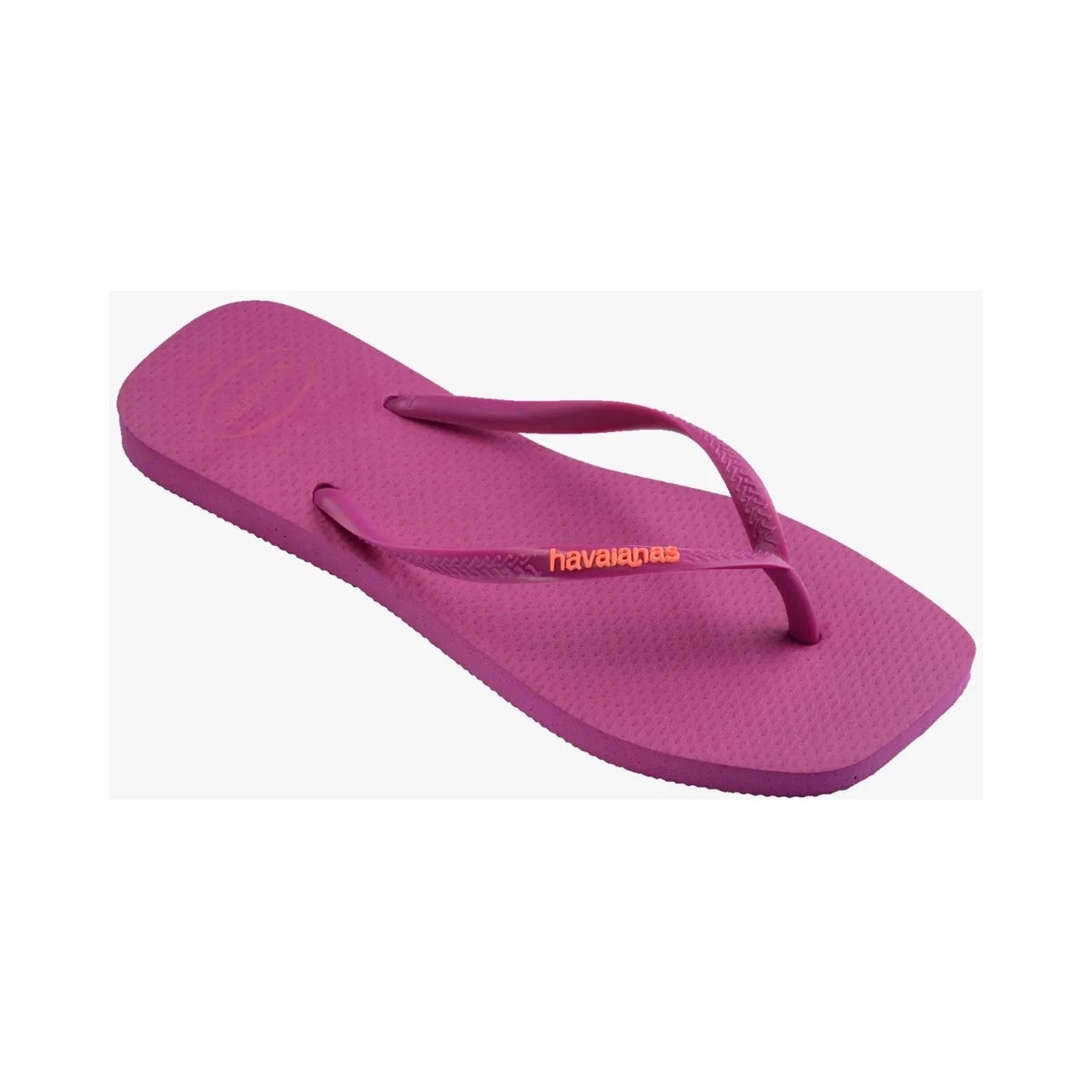 Chinelo Havaianas Slim Logo Popup Square Rosa Gum Chinelo Havaianas Slim Logo Popup Square Rosa Gum