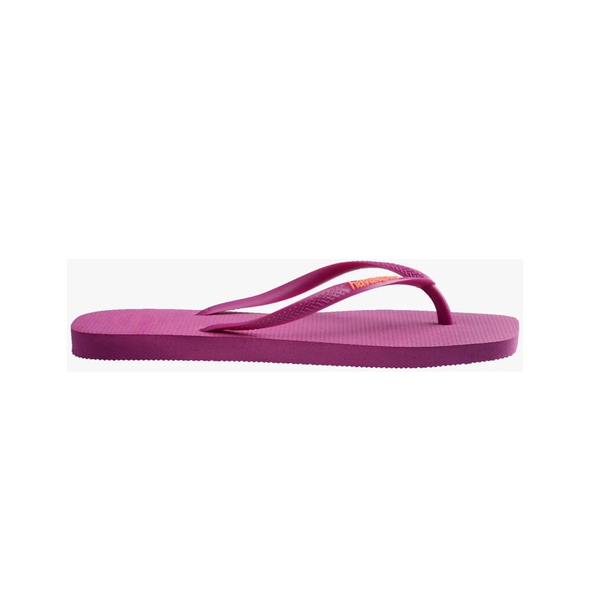 Chinelo Havaianas Slim Logo Popup Square Rosa Gum
