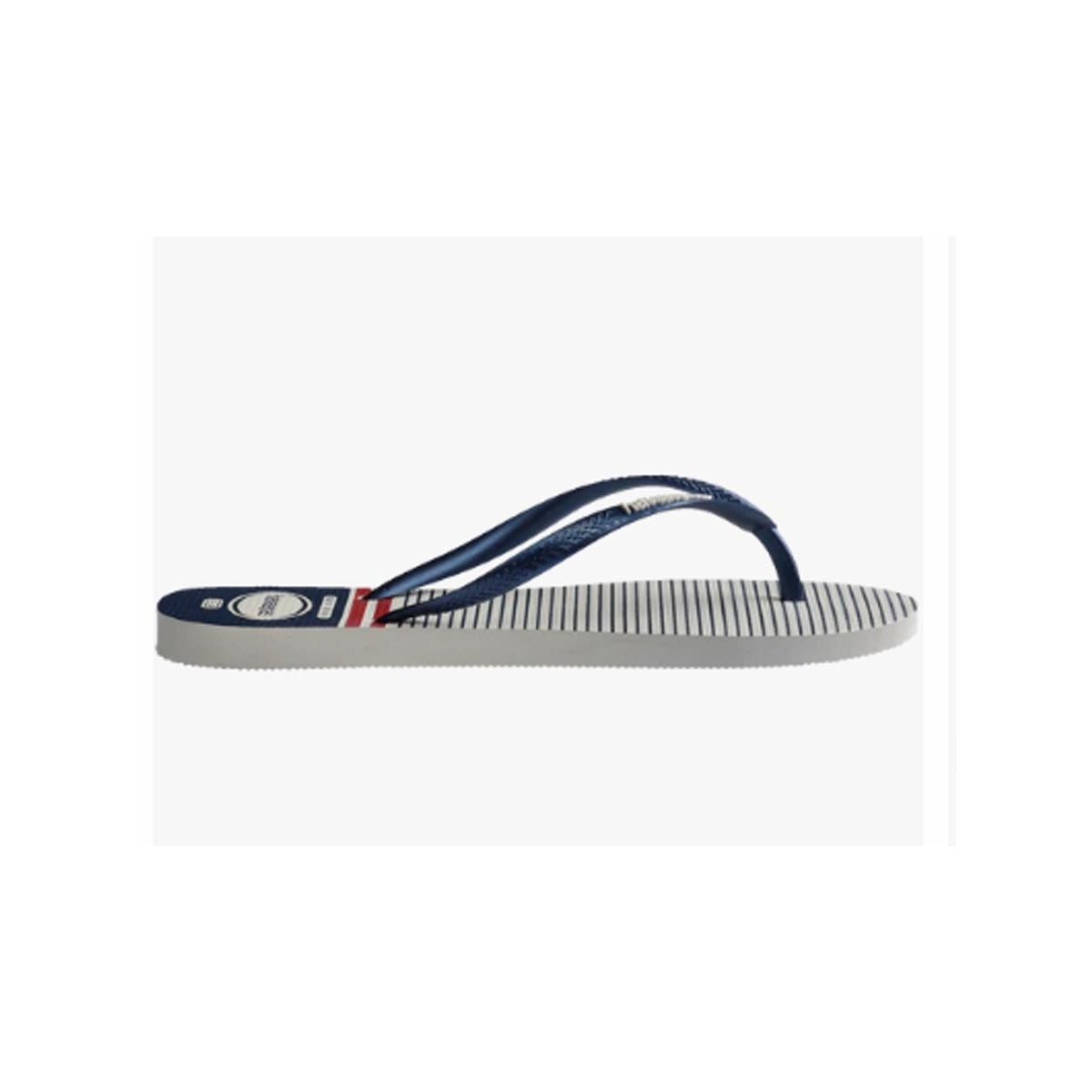 Chinelo Havaianas Slim Nautical Branco/Marinho Chinelo Havaianas Slim Nautical Branco/Marinho