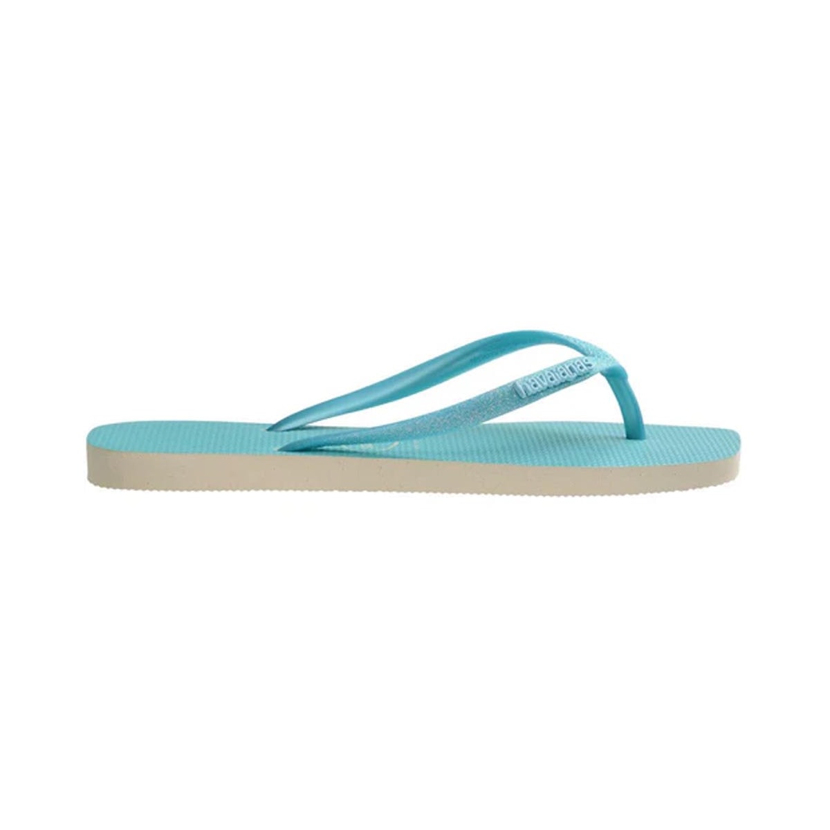 Chinelo Havaianas Slim Square Glitter Neon Azul Neon Chinelo Havaianas Slim Square Glitter Neon Azul Neon
