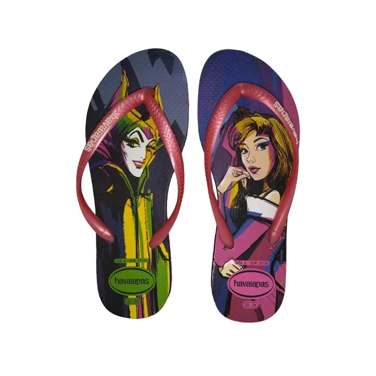 Chinelo Havaianas Slim Villains Berinjela Chinelo Havaianas Slim Villains Berinjela