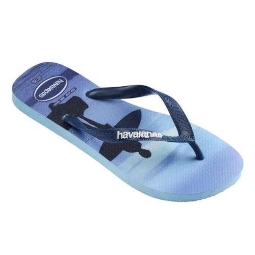 Detalhe - Chinelo Havaianas Surfer I Azul Lavanda
