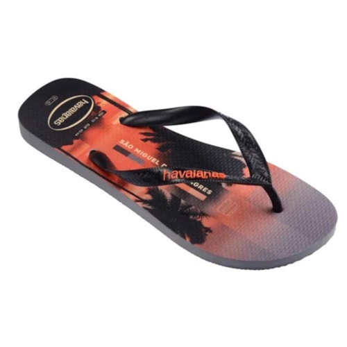 Detalhe - Chinelo Havaianas Surfer I Cinza Aço