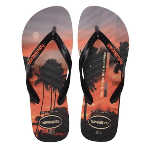 Chinelo Havaianas Surfer I Cinza Aço