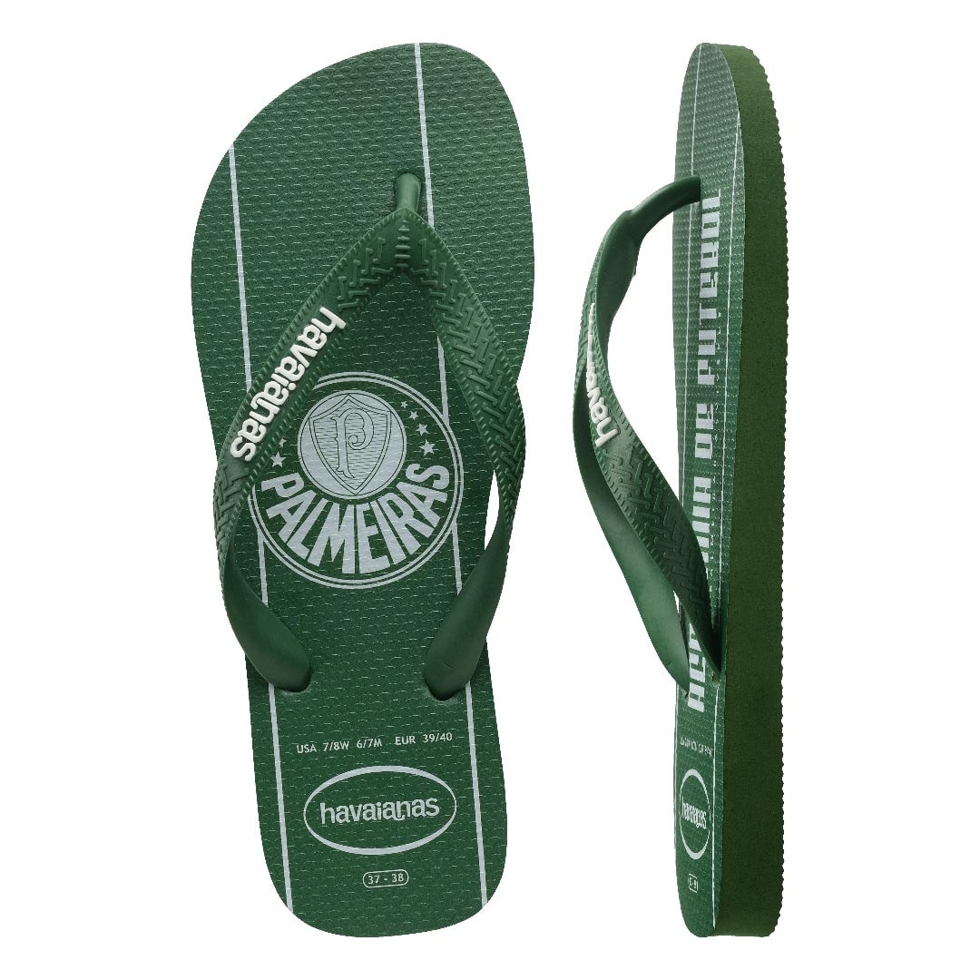 Chinelo Havaianas Times Palmeiras Verde Chinelo Havaianas Times Palmeiras Verde