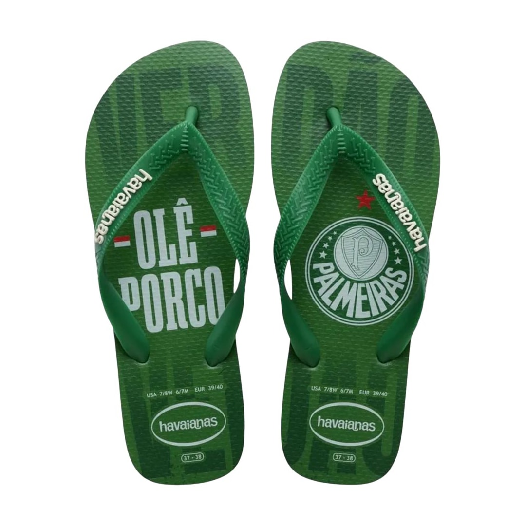 Chinelo Havaianas Times Palmeiras Verde Patria Chinelo Havaianas Times Palmeiras Verde Patria