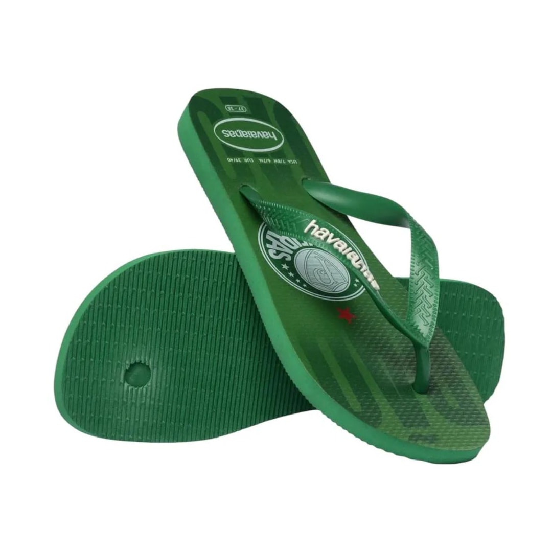 Chinelo Havaianas Times Palmeiras Verde Patria