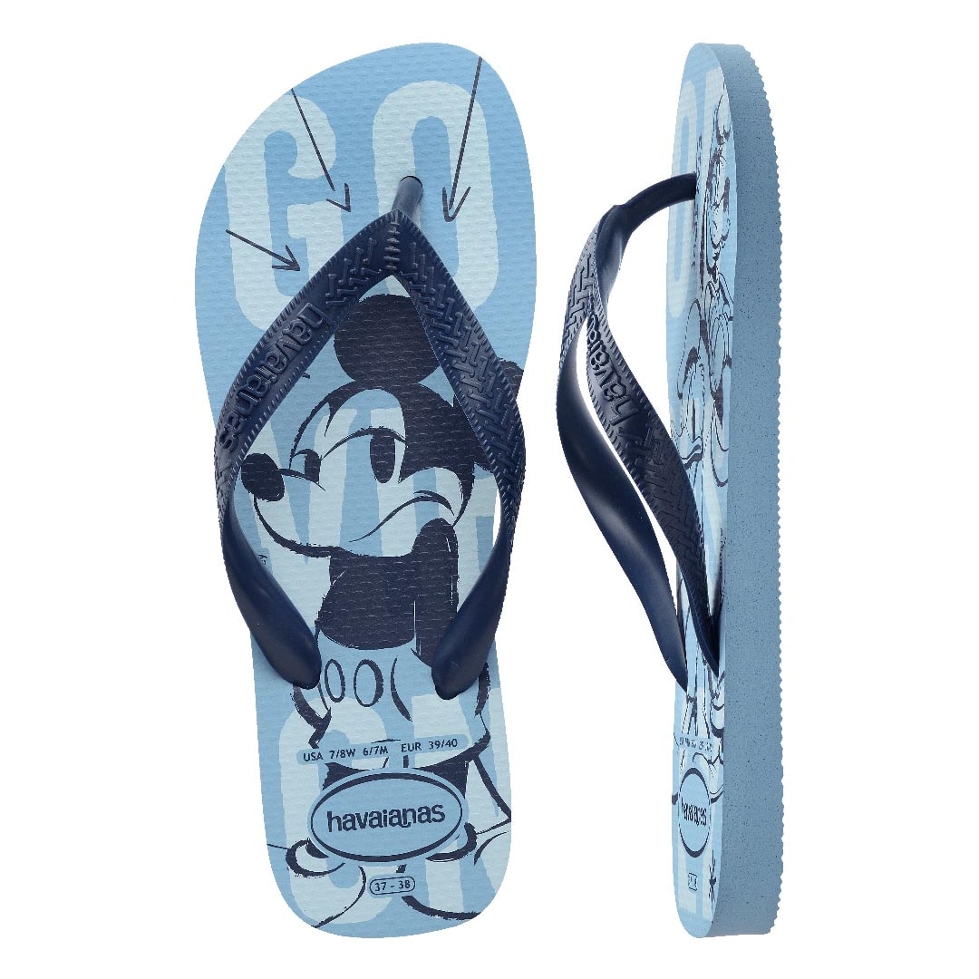 Chinelo Havaianas Top Disney  Azul Lavanda
