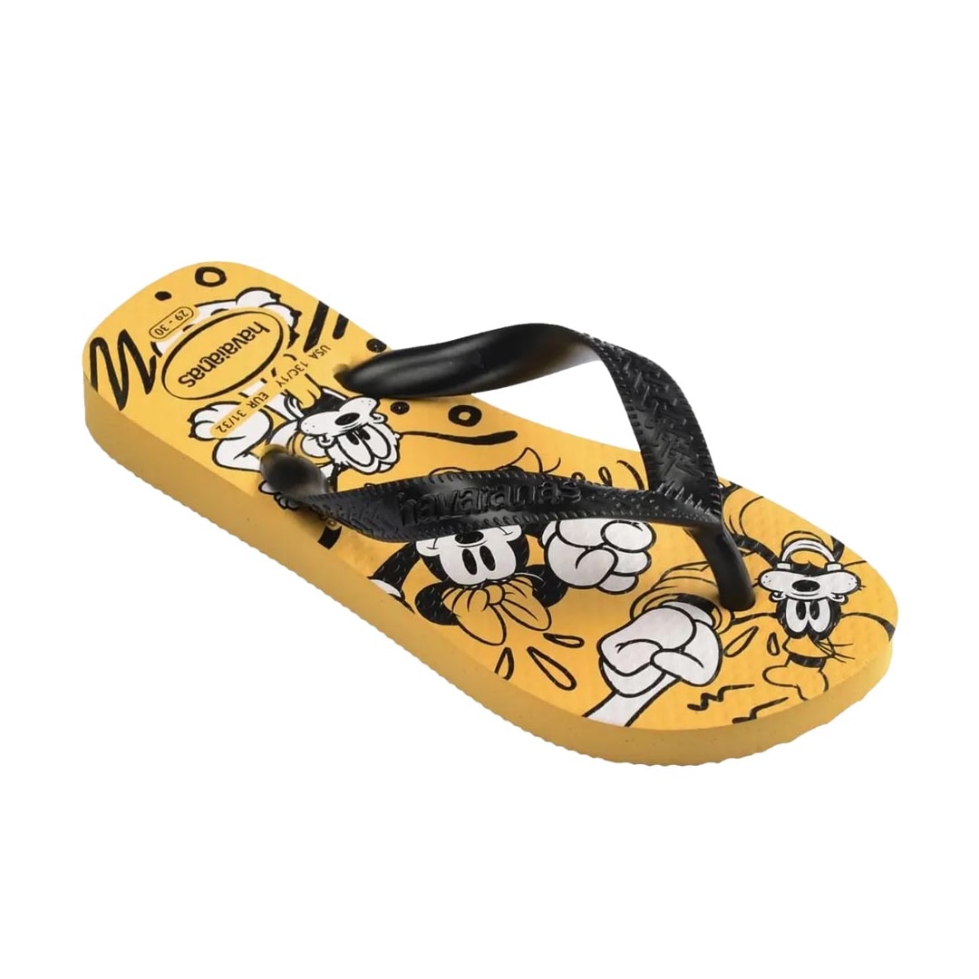 Chinelo Havaianas Top Disney Infantil Amarelo