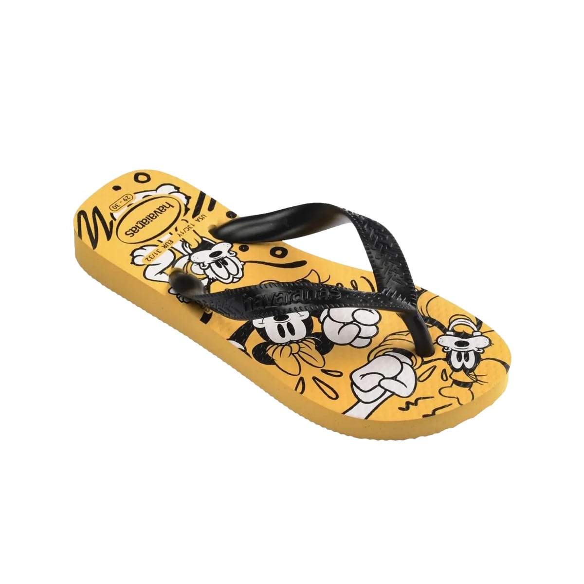 Chinelo Havaianas Top Disney Infantil Amarelo