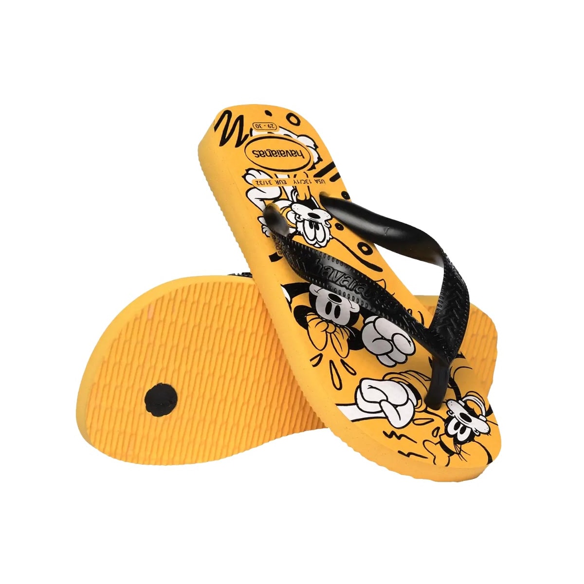 Chinelo Havaianas Top Disney Infantil Amarelo Chinelo Havaianas Top Disney Infantil Amarelo