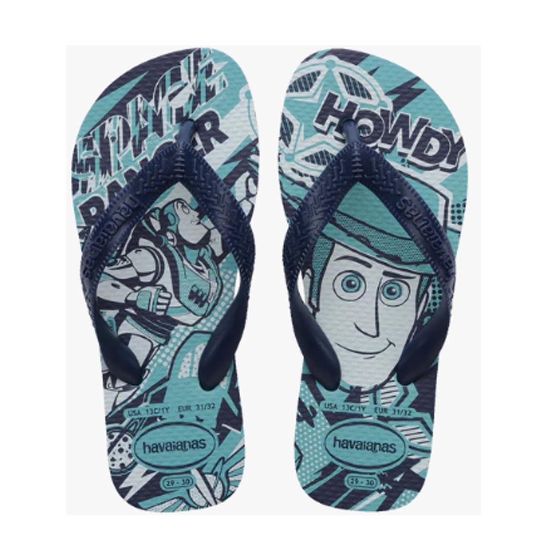 Chinelo Havaianas Top Disney Infantil Azul