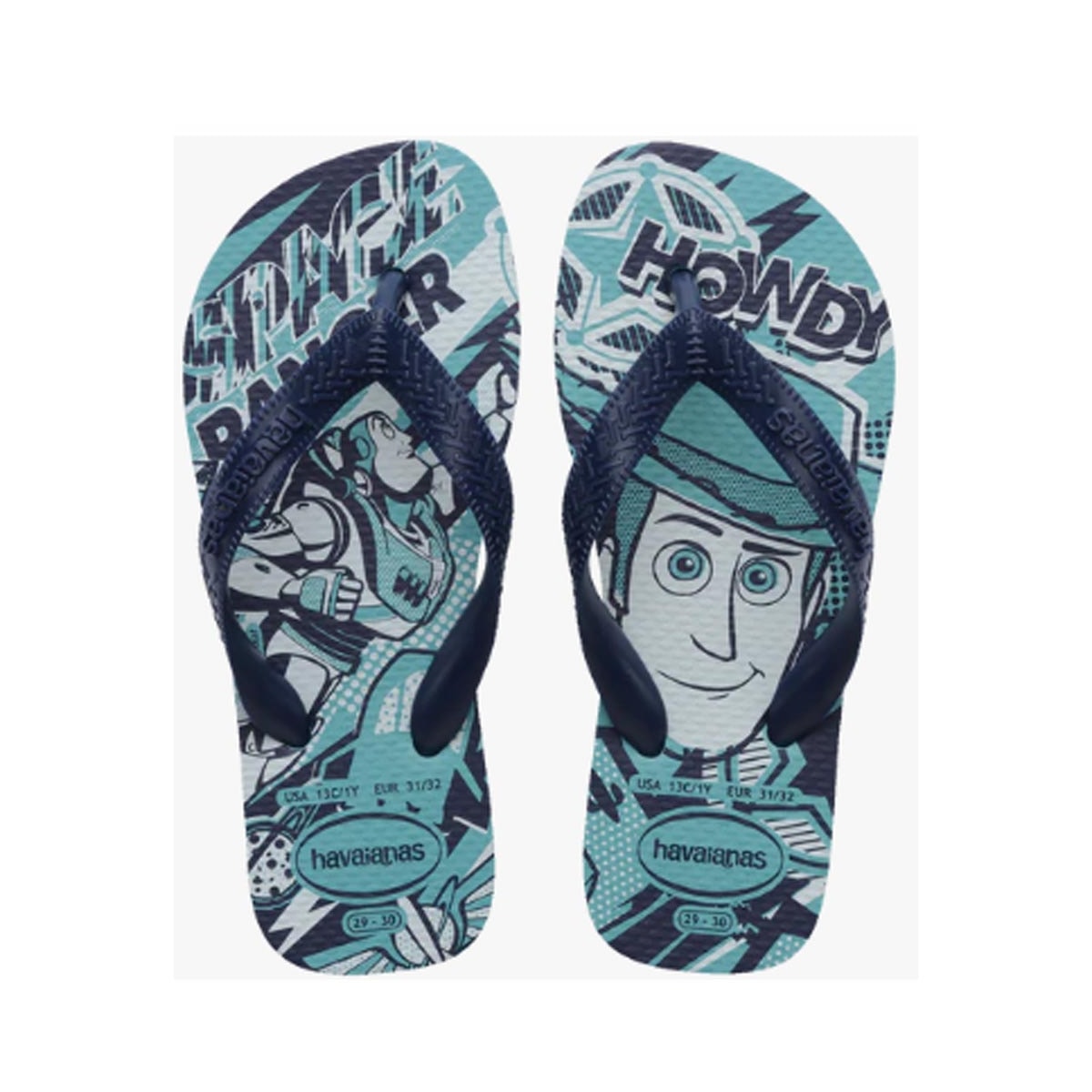 Chinelo Havaianas Top Disney Infantil Azul