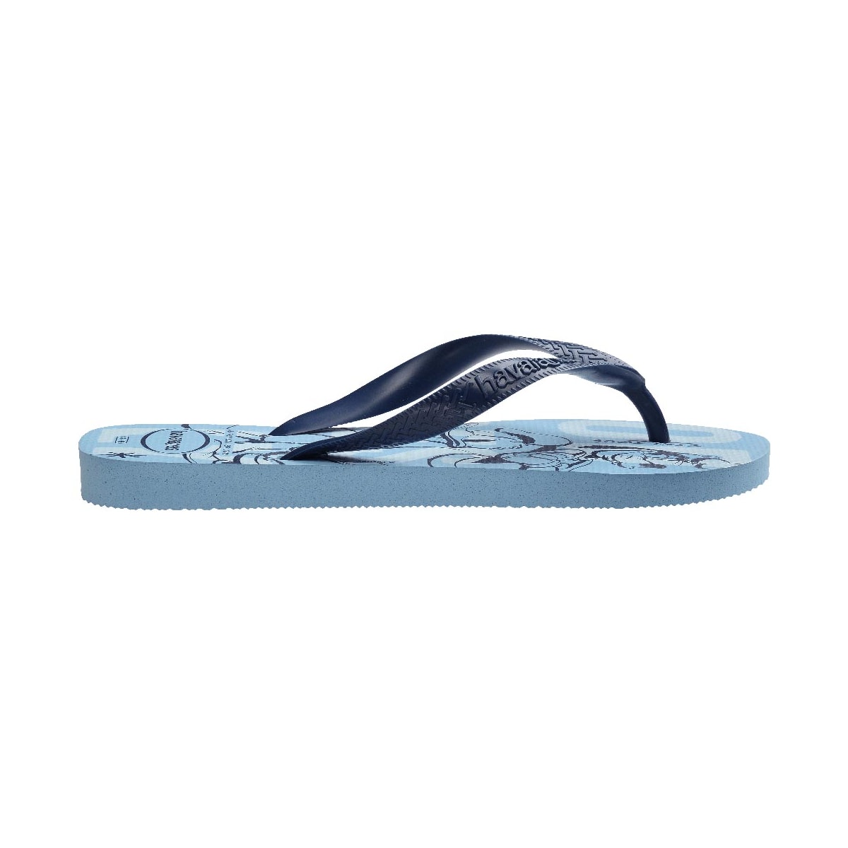 Chinelo Havaianas Top Disney Infantil Azul Lavanda