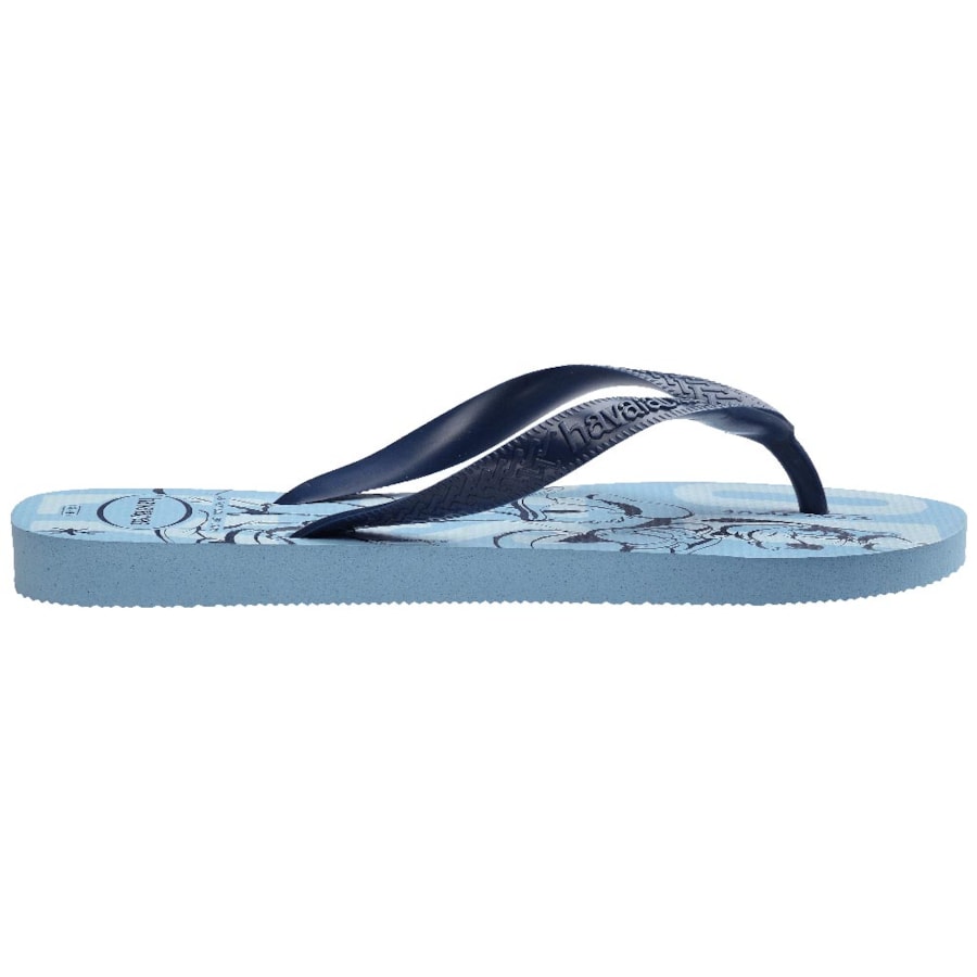 Chinelo Havaianas Top Disney Infantil Azul Lavanda