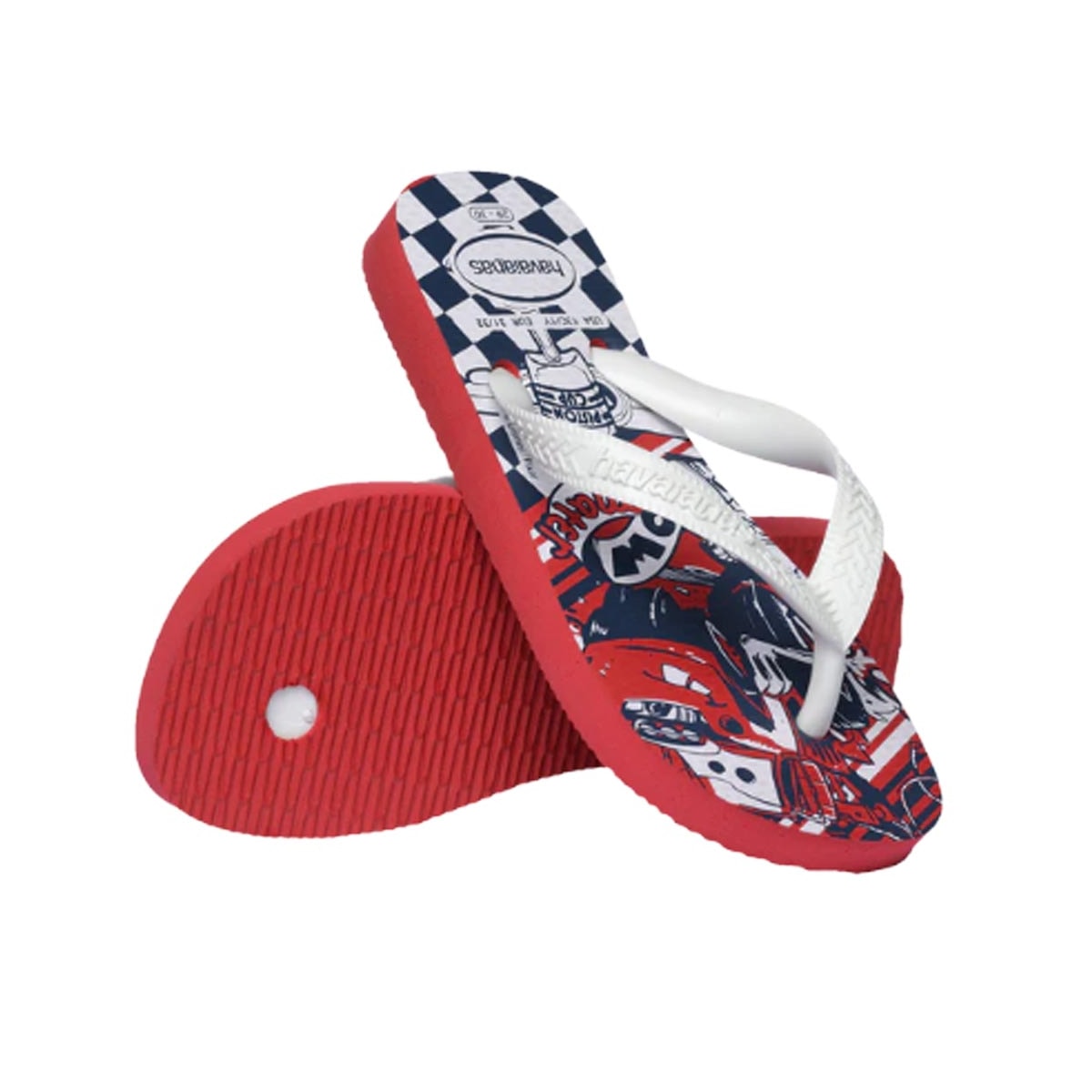 Chinelo Havaianas Top Disney Infantil Vermelho