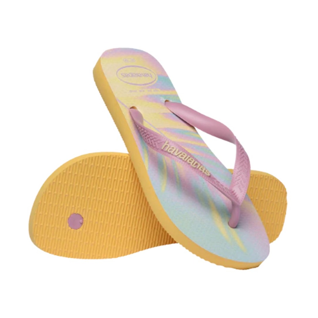 Chinelo Havaianas Top Fashion Amarelo Caja Chinelo Havaianas Top Fashion Amarelo Caja