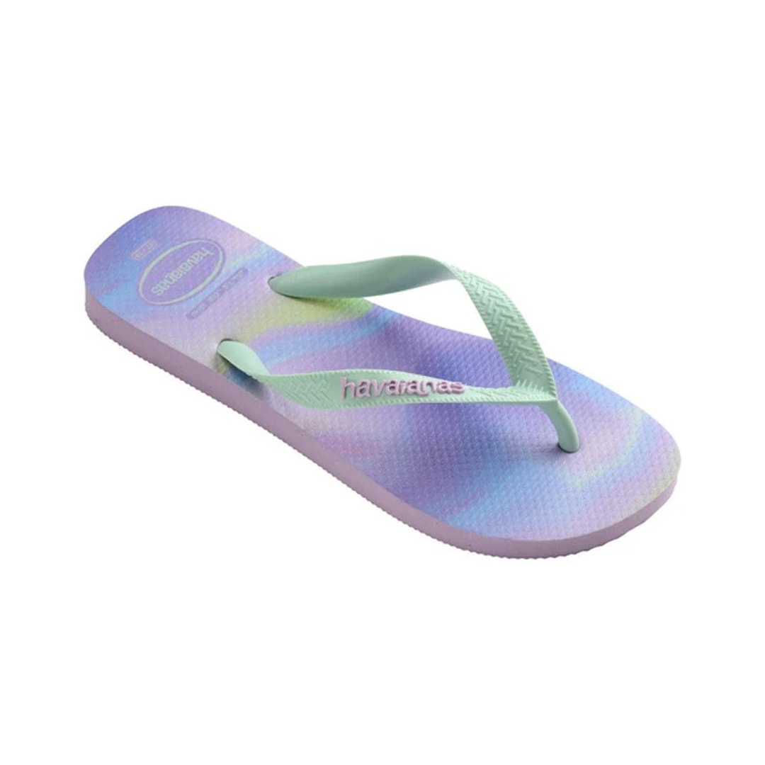 Chinelo Havaianas Top Fashion Roxo Fantasy
