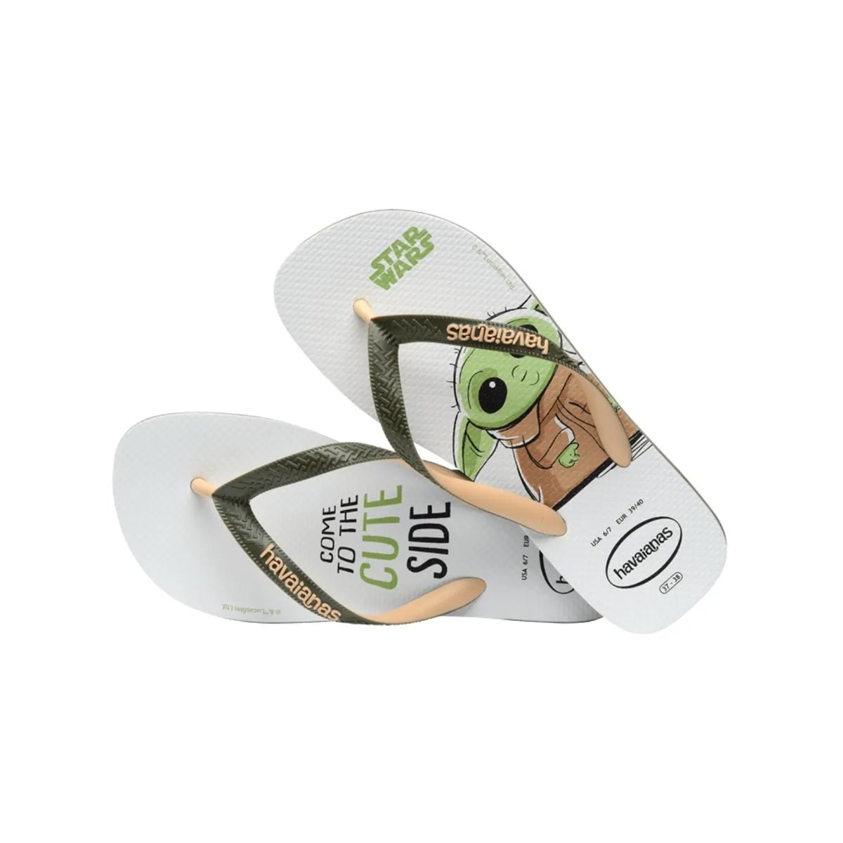 Chinelo Havaianas Top Star Wars Hav.013 Musgo Chinelo Havaianas Top Star Wars Hav.013 Musgo