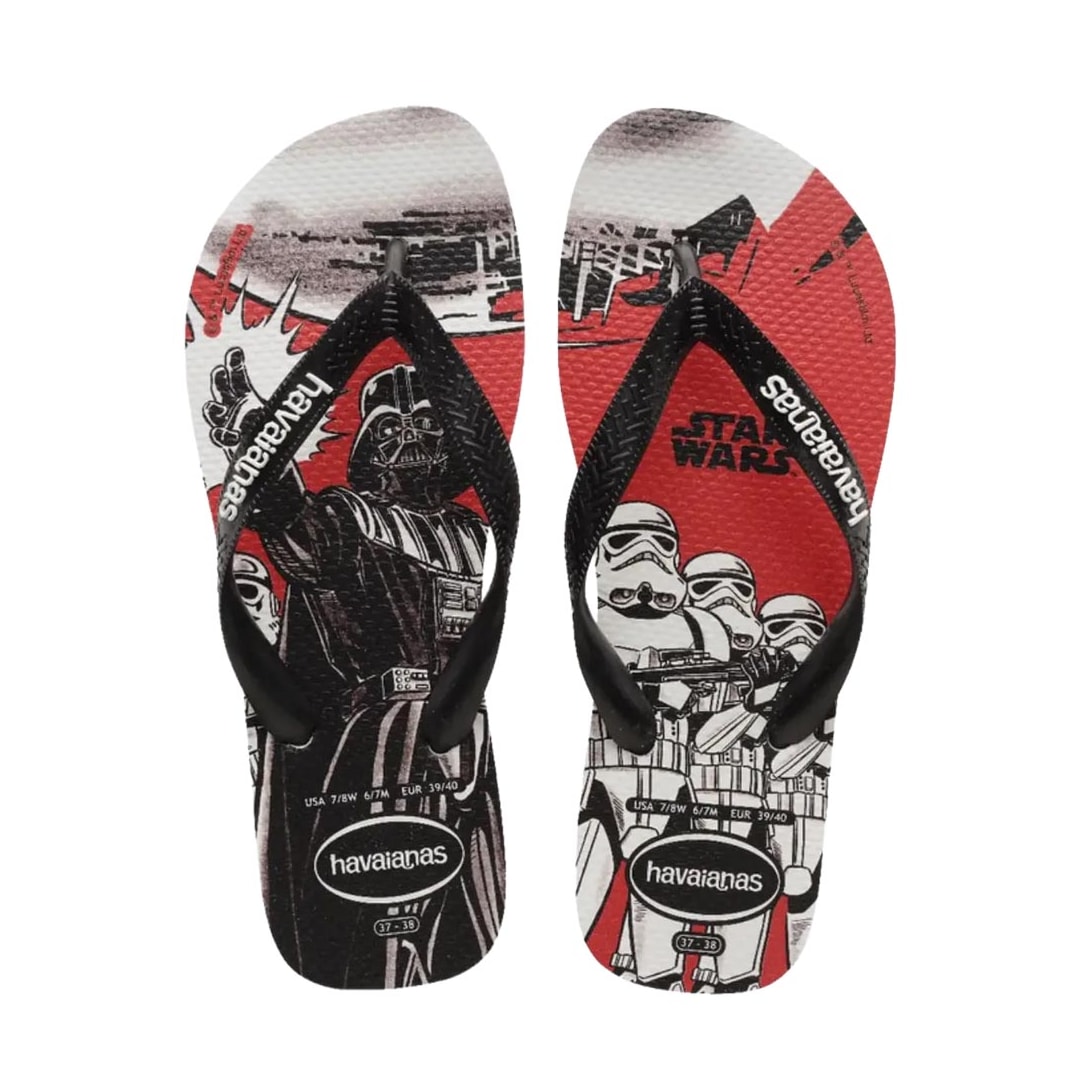 Chinelo Havaianas Top Star Wars Preto Chinelo Havaianas Top Star Wars Preto