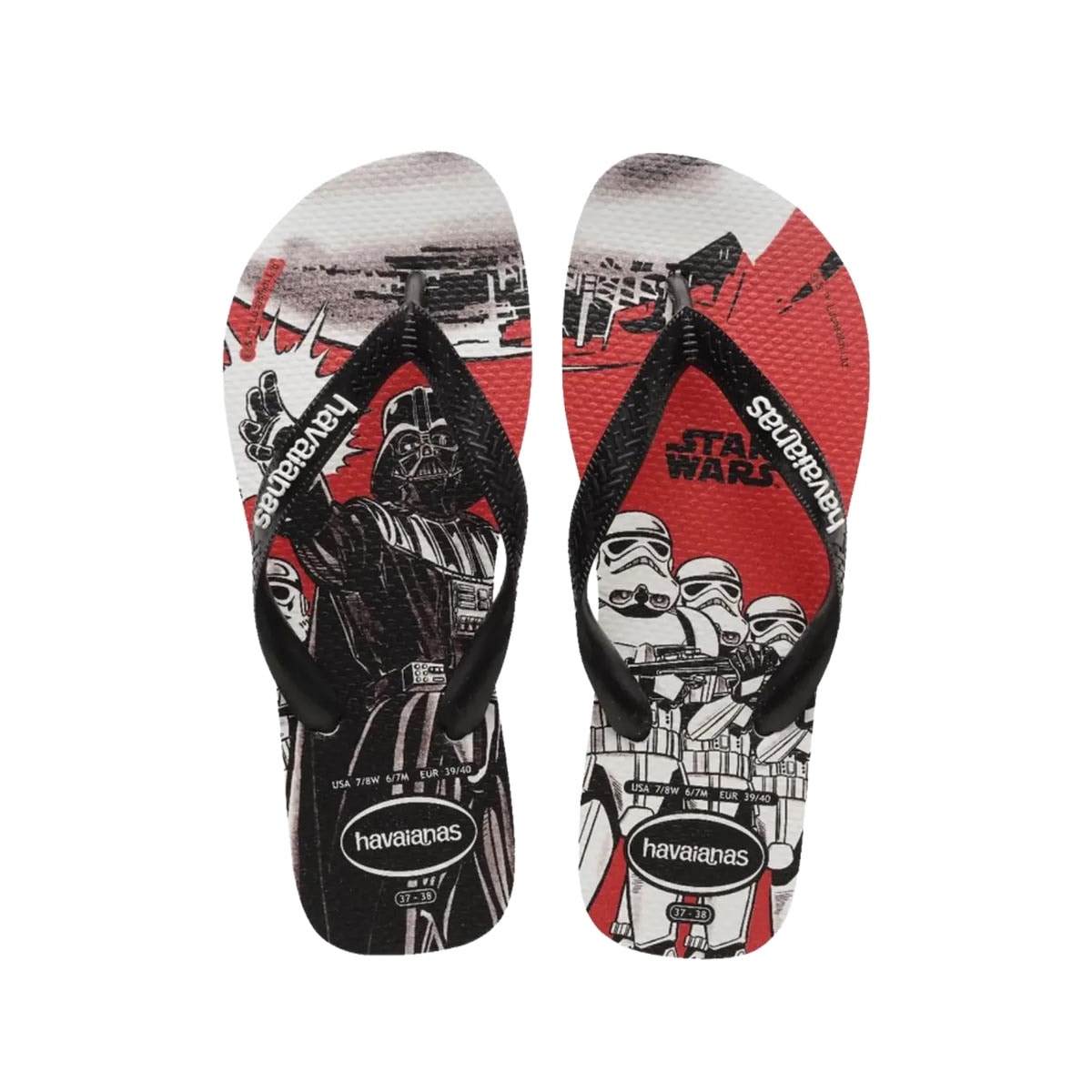 Chinelo Havaianas Top Star Wars Preto Chinelo Havaianas Top Star Wars Preto