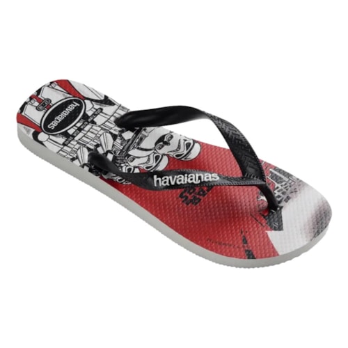 Detalhe - Chinelo Havaianas Top Star Wars Preto