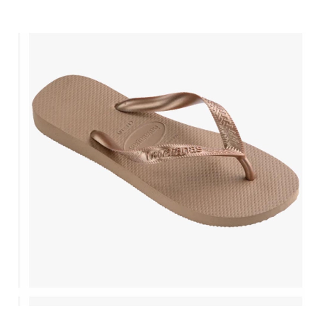 Chinelo Havaianas Top Tiras Rose Gold