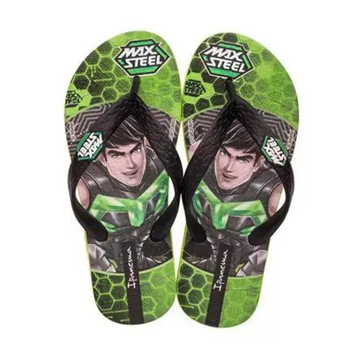 CHINELO IPANEMA MAX STEEL MENINO 26048 GRENDENE - VERDE/PRETO