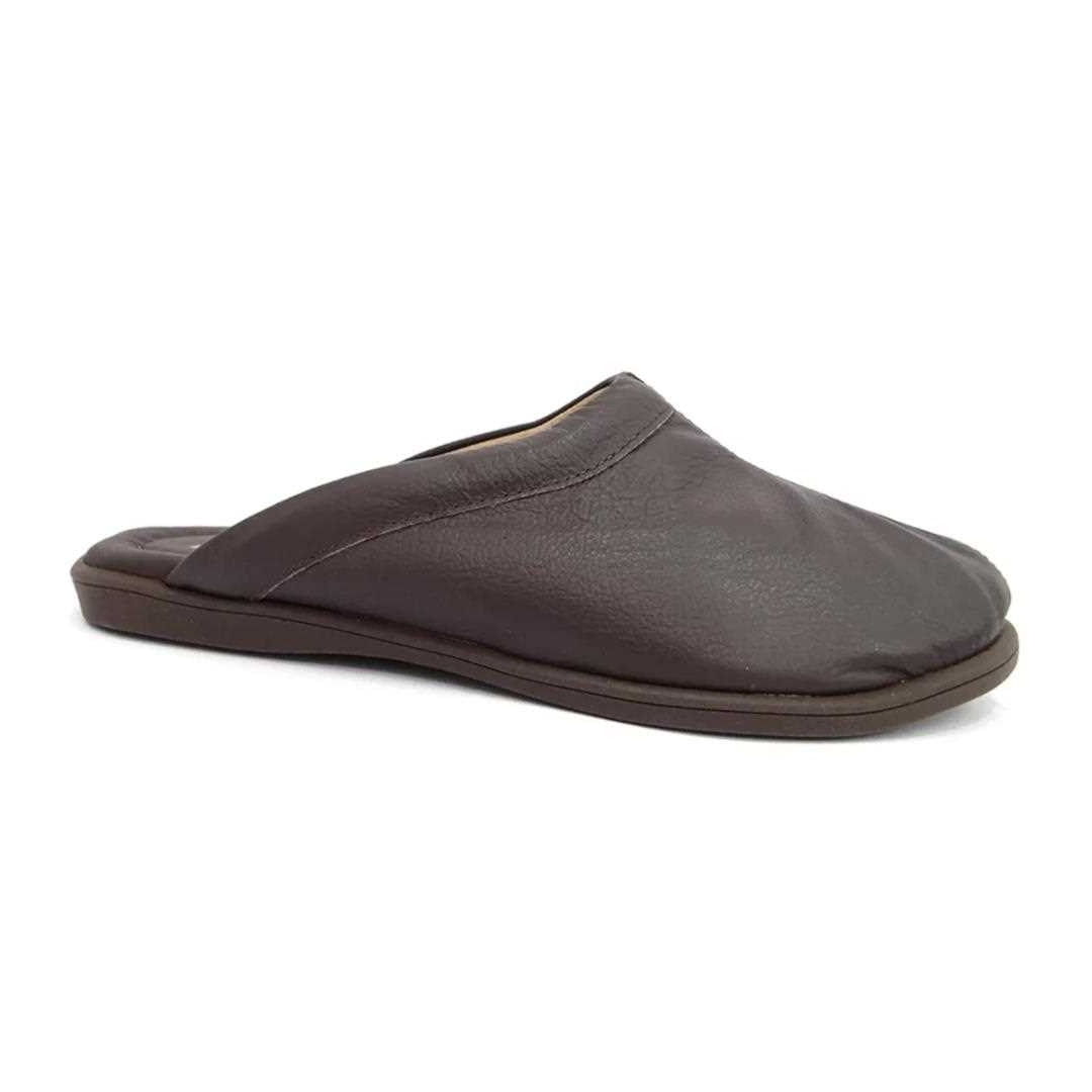 Chinelo Italianinho Babuche de Couro 30127 Cafe Chinelo Italianinho Babuche de Couro 30127 Cafe