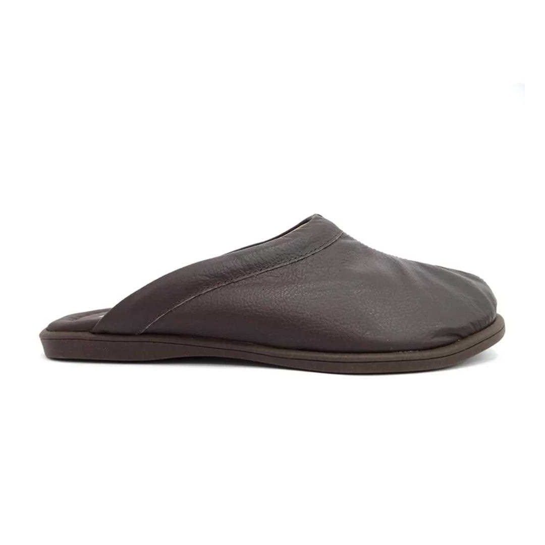 Chinelo Italianinho Babuche de Couro 30127 Cafe Chinelo Italianinho Babuche de Couro 30127 Cafe