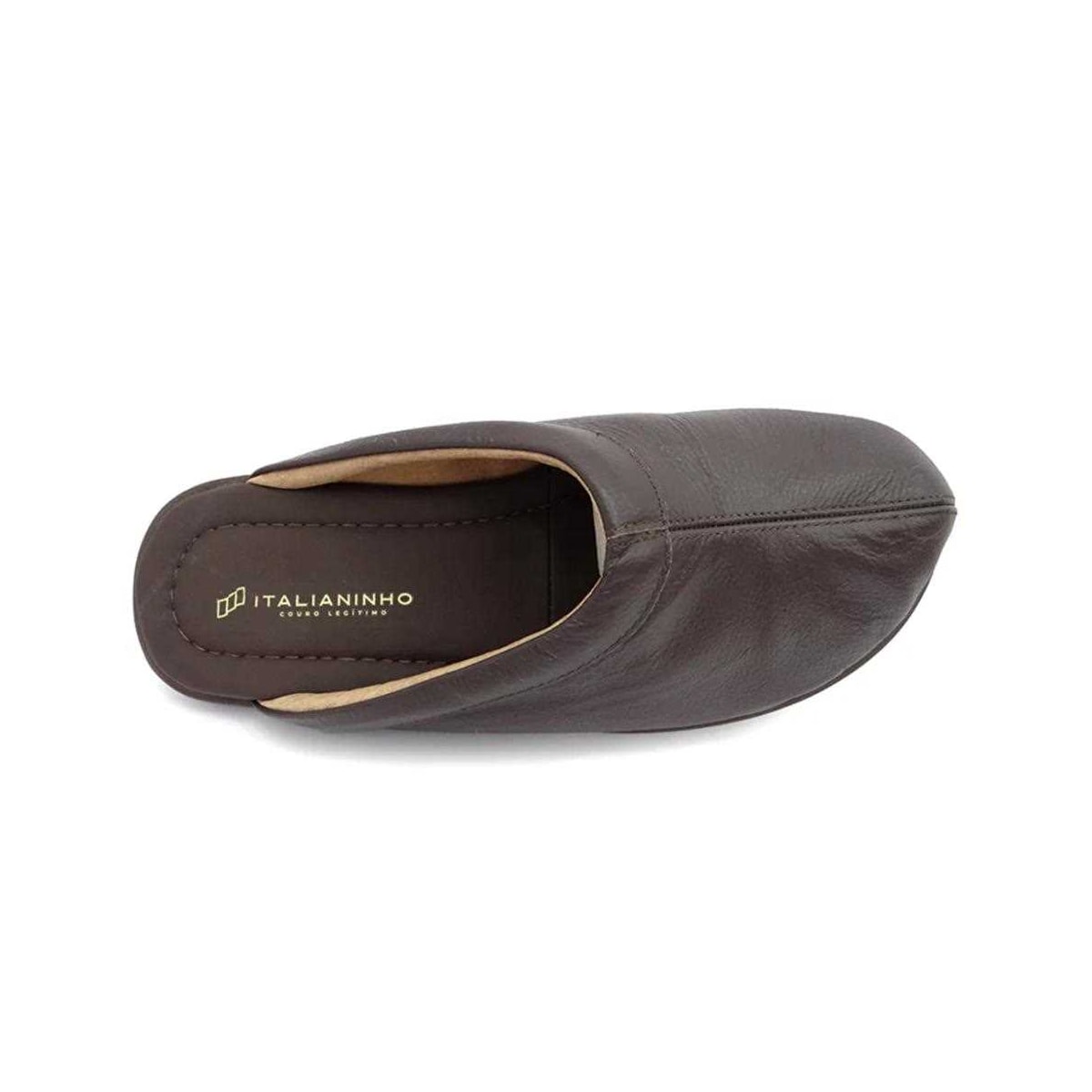 Chinelo Italianinho Babuche de Couro 30127 Cafe Chinelo Italianinho Babuche de Couro 30127 Cafe