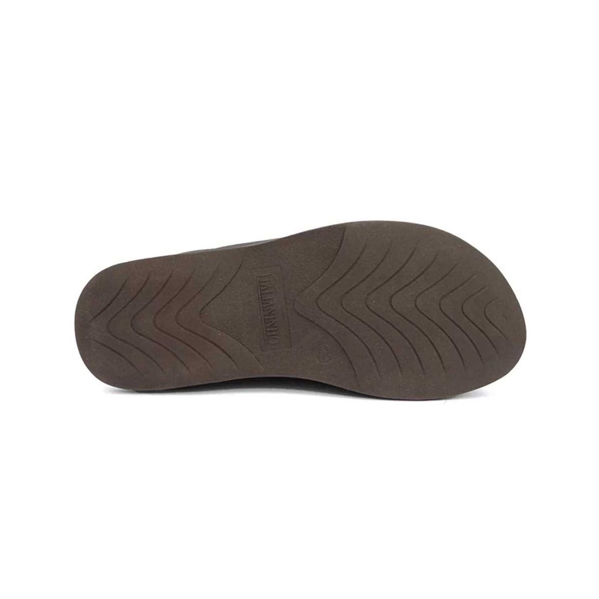 Chinelo Italianinho Babuche de Couro 30127 Cafe