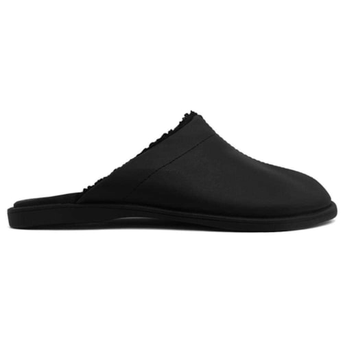 Detalhe - Chinelo Italianinho de Couro 10730130 Preto