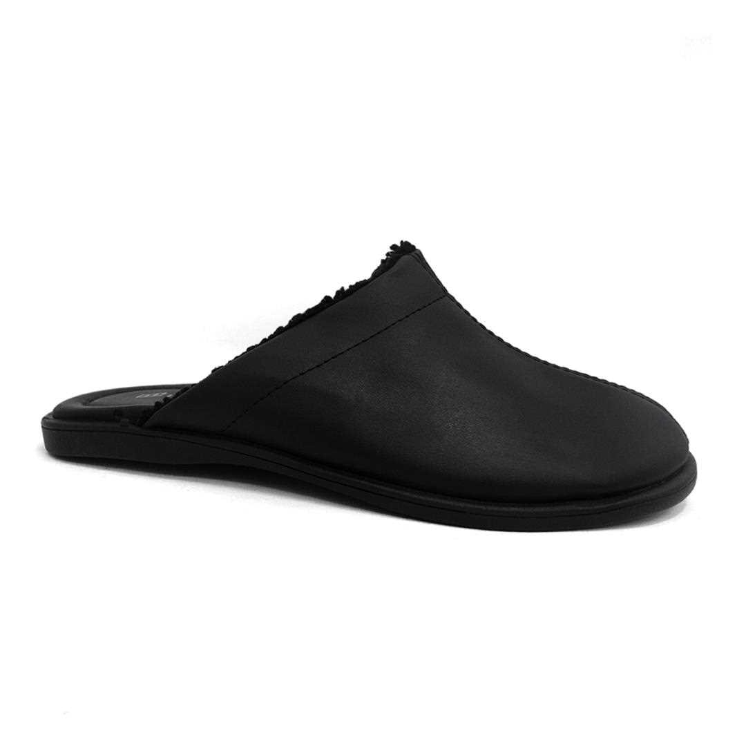 Chinelo Italianinho de Couro 10730130 Preto