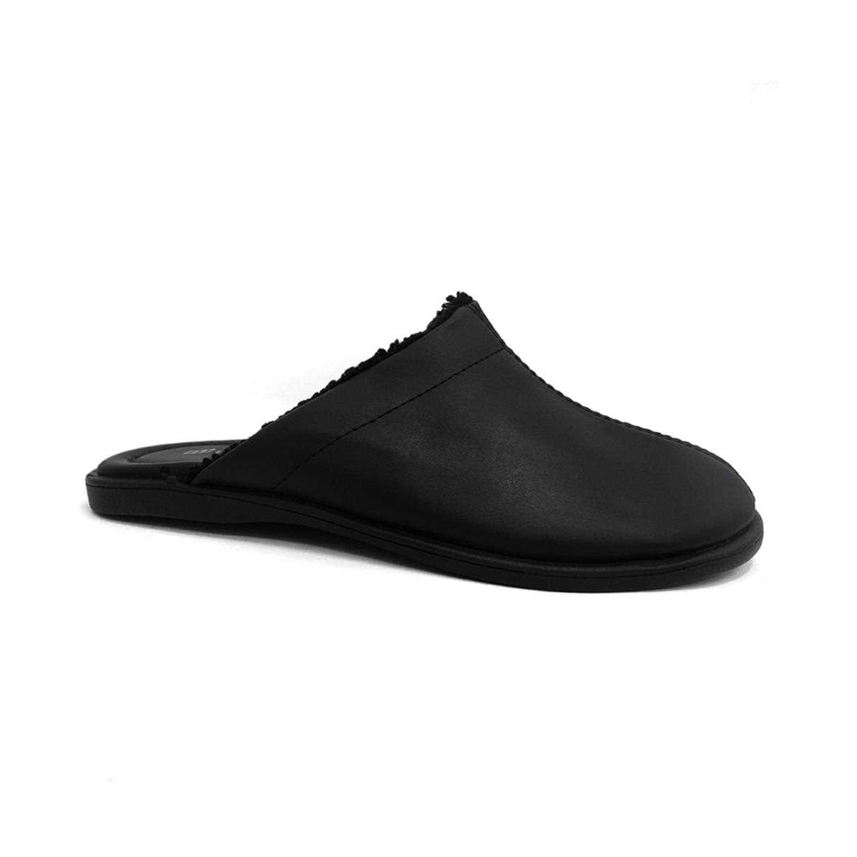 Chinelo Italianinho de Couro 10730130 Preto