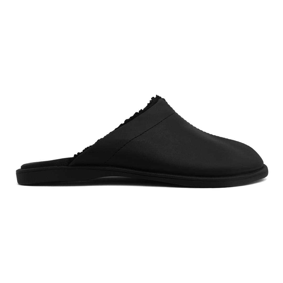 Chinelo Italianinho de Couro 10730130 Preto