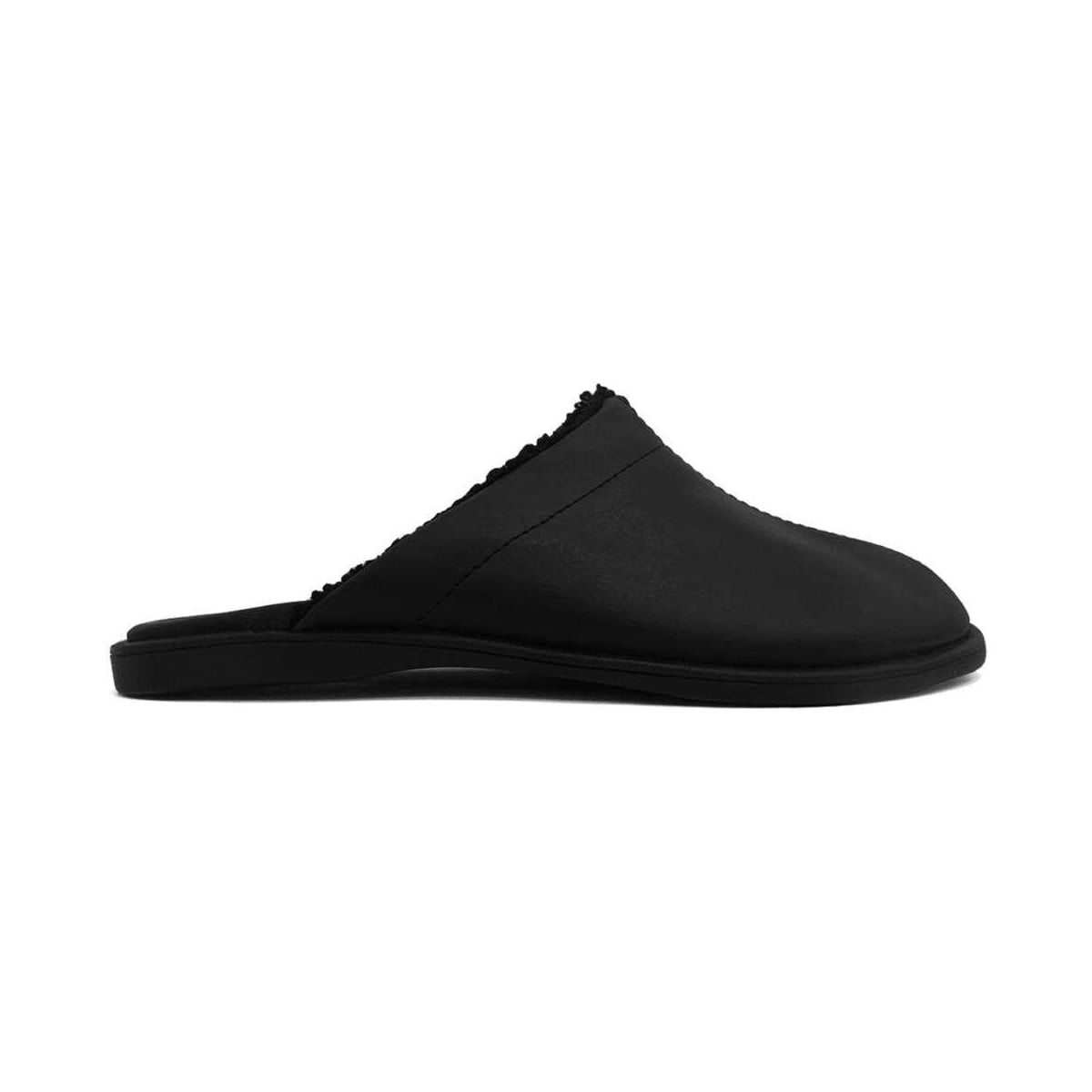 Chinelo Italianinho de Couro 10730130 Preto